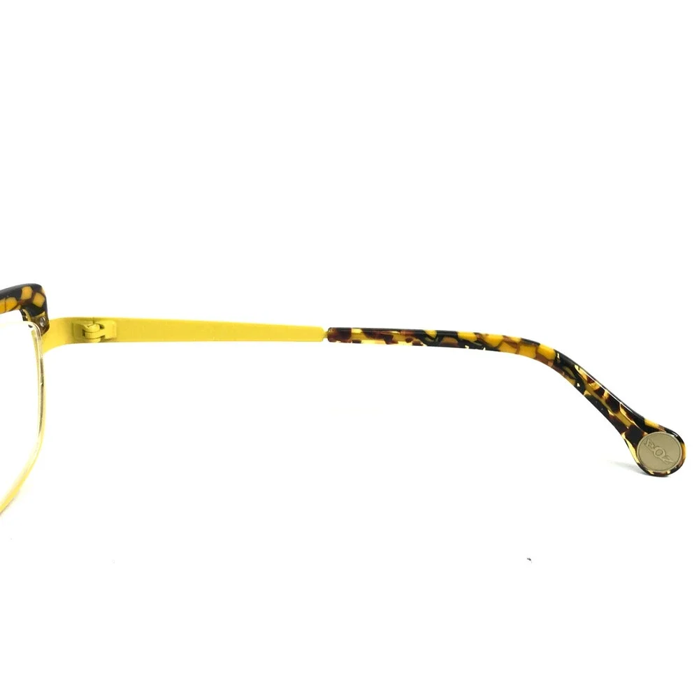 BOZ Eyeglasses Frames ZUMBA 9555 Black Yellow Tortoise Semi Rimmed 52-16.5-140